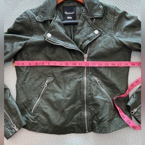 Madewell The Washed Leather Motorcycle Jacket - Picture 11 of 16
